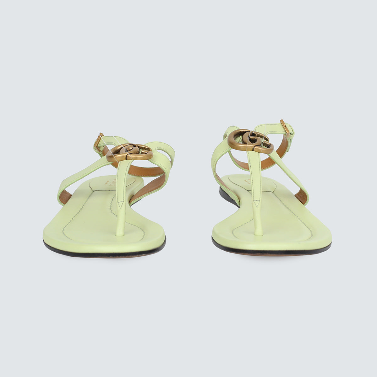 Rasteira Gucci Verde Tam. 37,5 Br