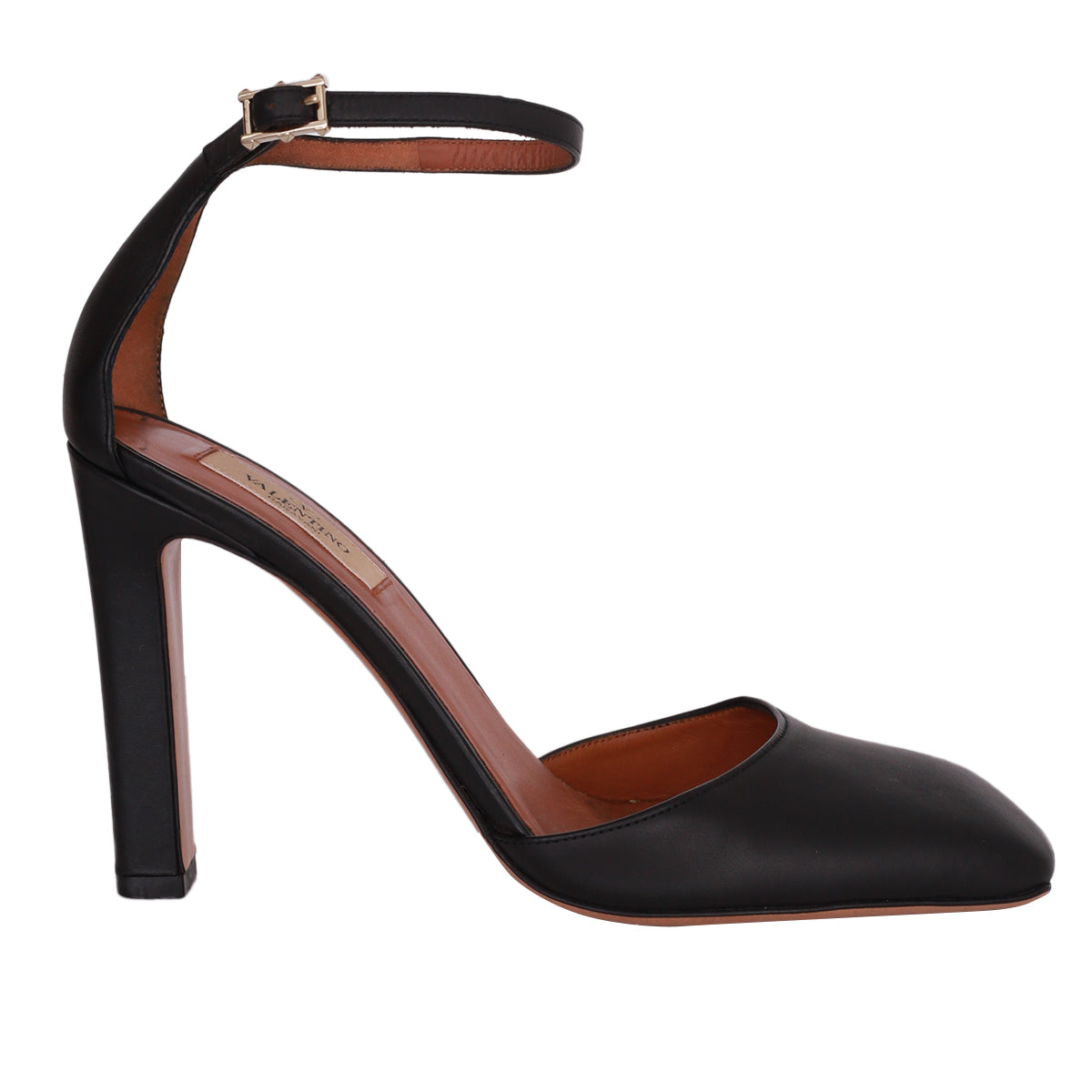 Scapin Valentino Couro Preto Tam. 37 Br