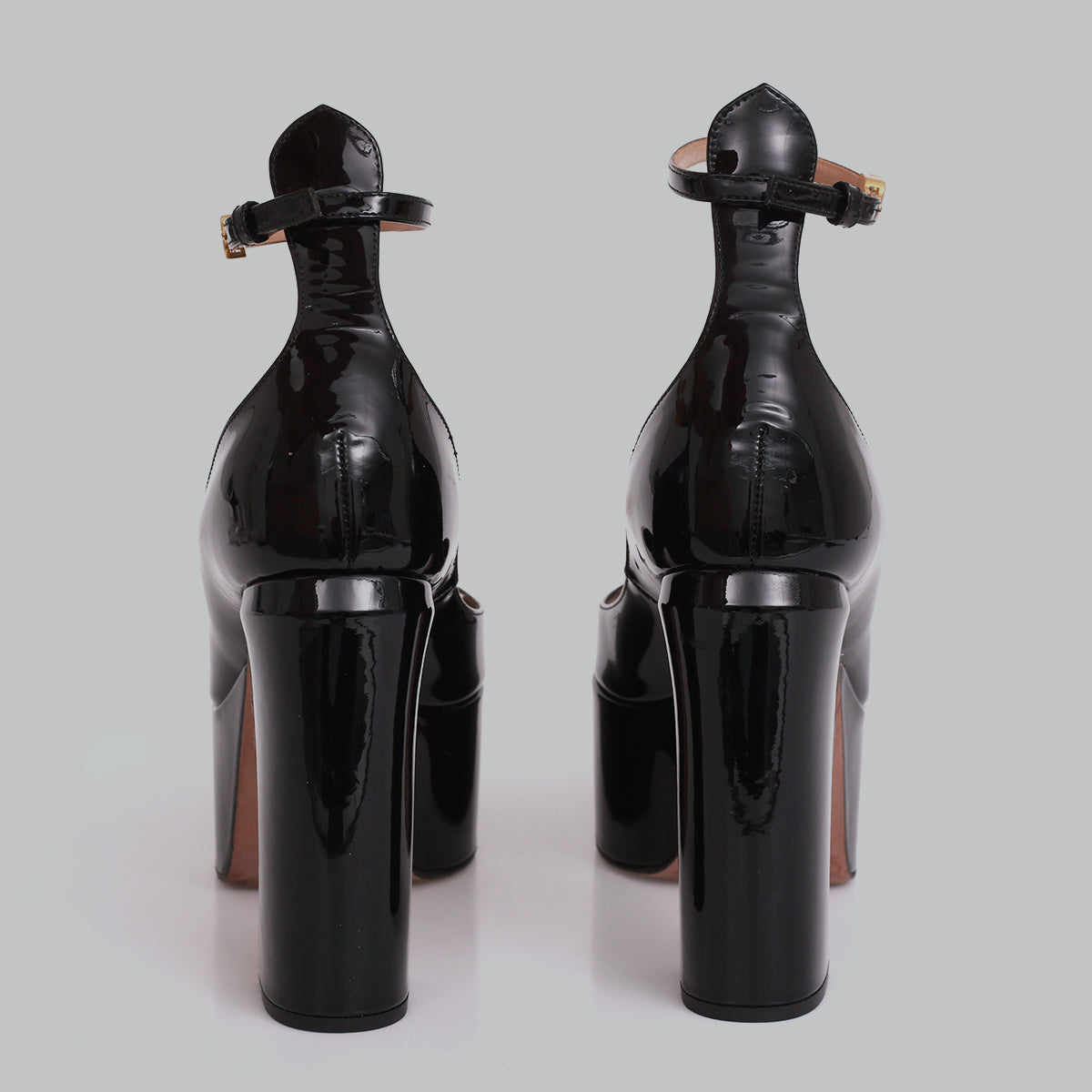 Sapato Valentino Tan-Go Plataform Pump Preto Tam. 34,5 Br