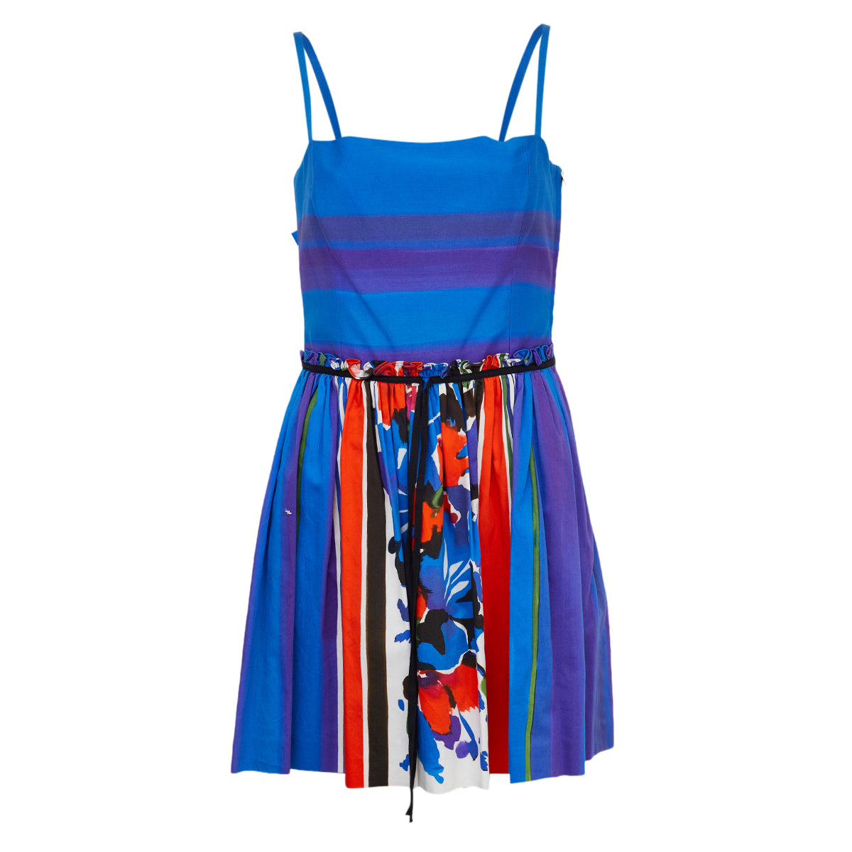 Vestido Red Valentino Curto Azul Tam 40 Br