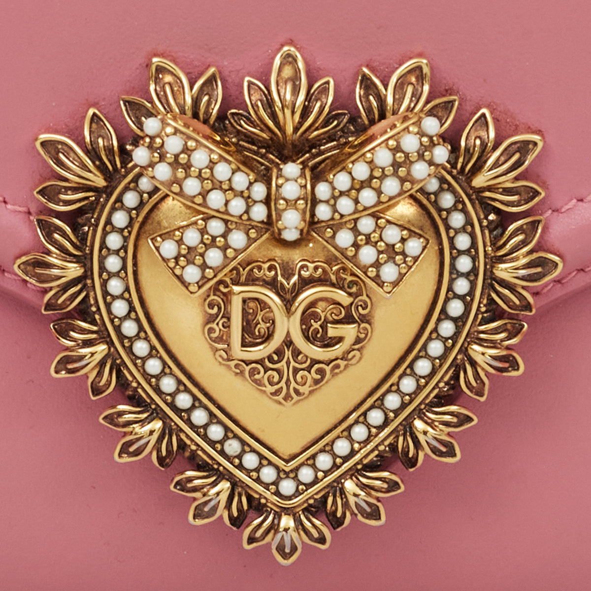 Bolsa Dolce & Gabanna Mini Envelope Devotion Belt Rosa