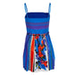 Vestido Red Valentino Curto Azul Tam 40 Br