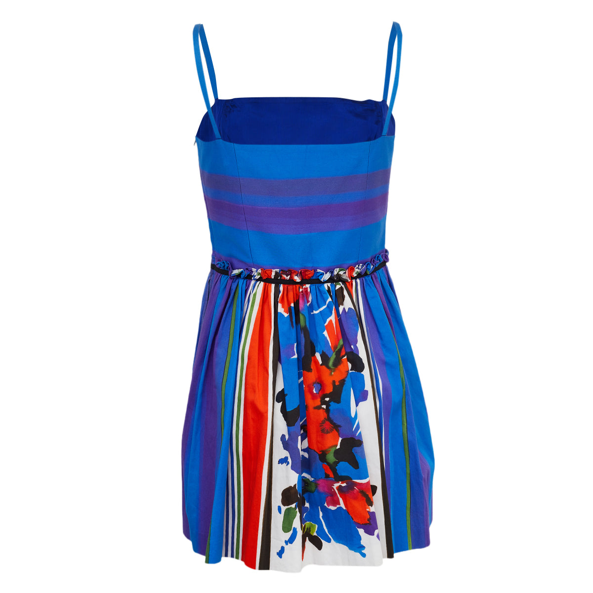 Vestido Red Valentino Curto Azul Tam 40 Br