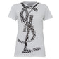 Camiseta Yves Saint Laurent Estampada Branca Tam. P BR