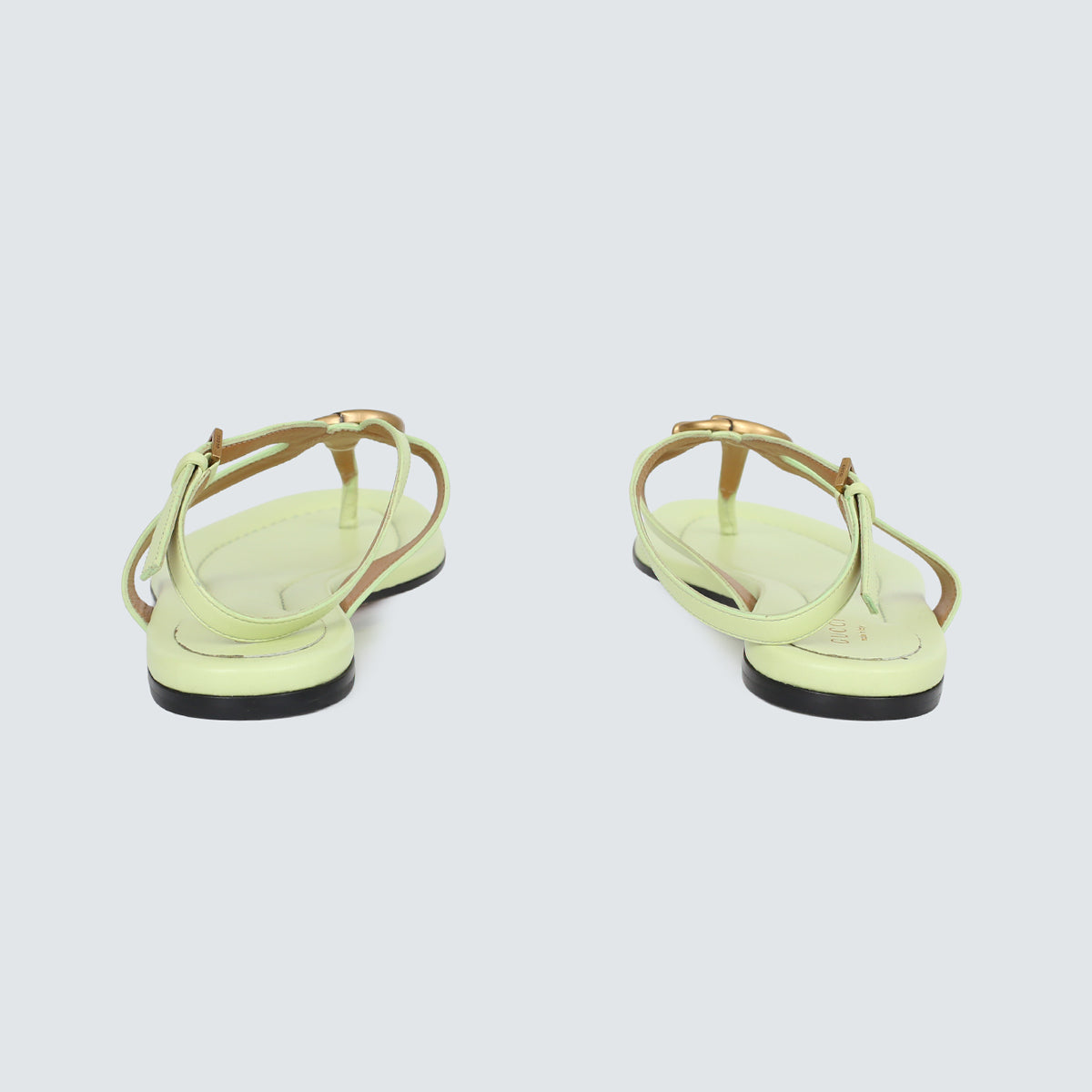 Rasteira Gucci Verde Tam. 37,5 Br