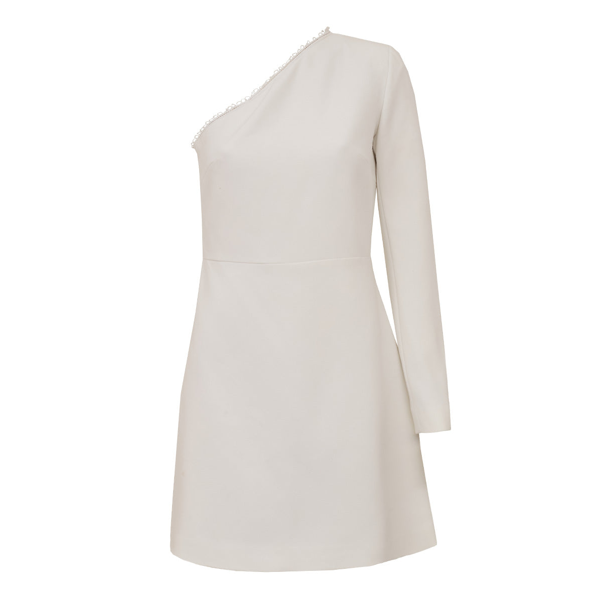 Vestido NK Branco Manga Única TAM. 38 BR