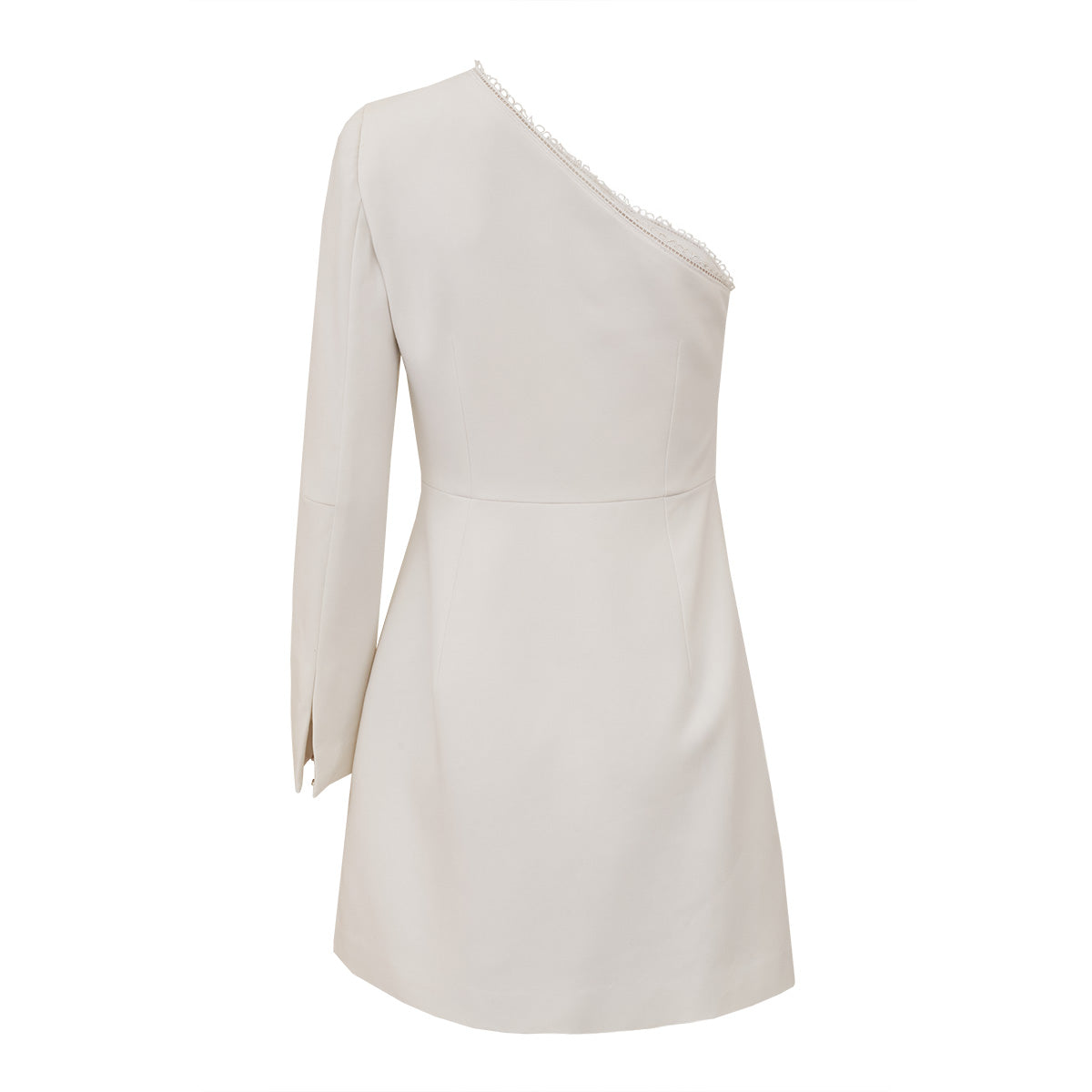 Vestido NK Branco Manga Única TAM. 38 BR