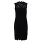 Vestido Valentino Renda Preto Tam. 38 BR