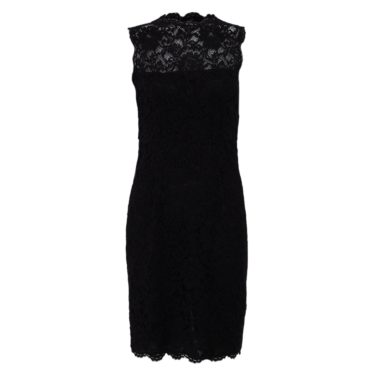 Vestido Valentino Renda Preto Tam. 38 BR