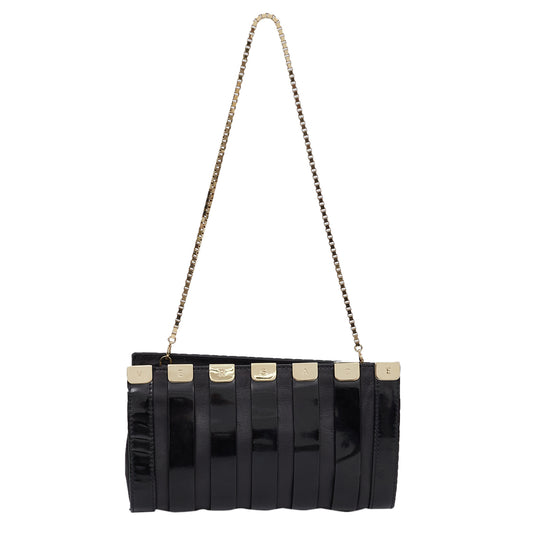 Bolsa Versace Couro Preta