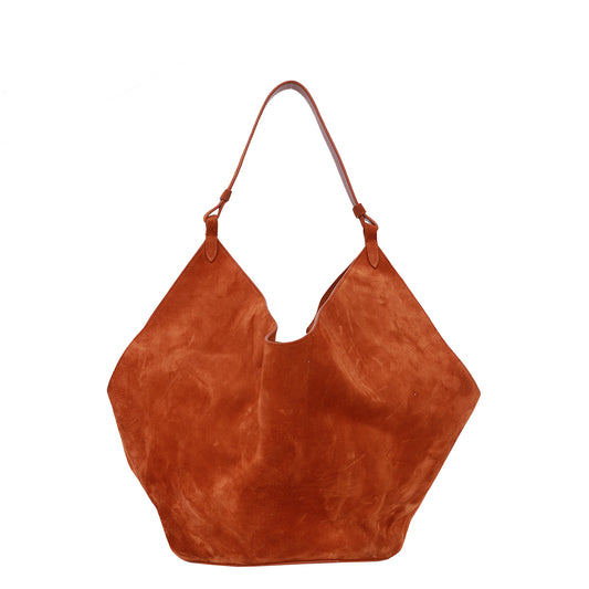 Bolsa Khaite Camurça Caramelo