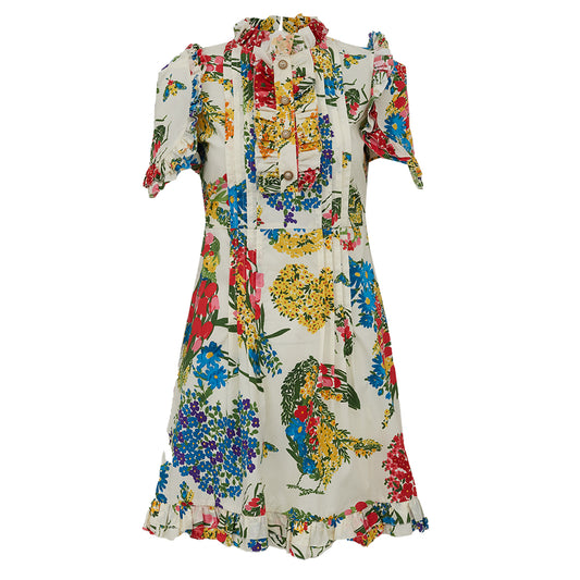 Vestido Gucci Estampado Floral Tam. PP BR