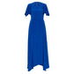Vestido Diane Von Furstenberg Longo Azul Tam. 42 BR