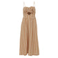 Vestido Paula Raia Marrom Tam. G BR