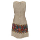 Vestido Dolce & Gabbana Bege Floral Tam. 38 BR