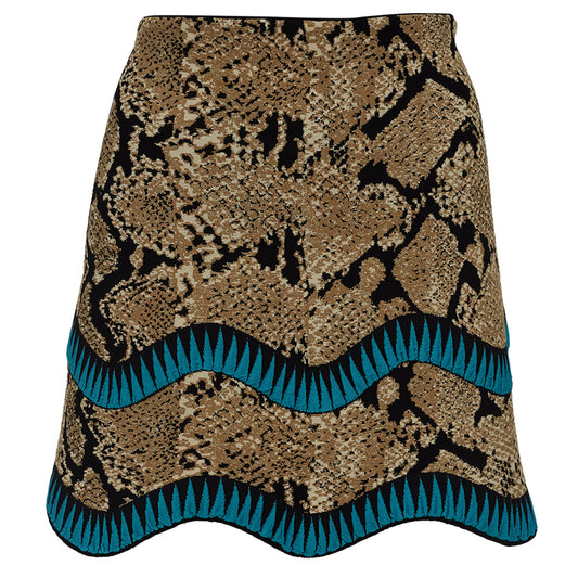 Saia Roberto Cavalli Tricolor Tam. 38 Br