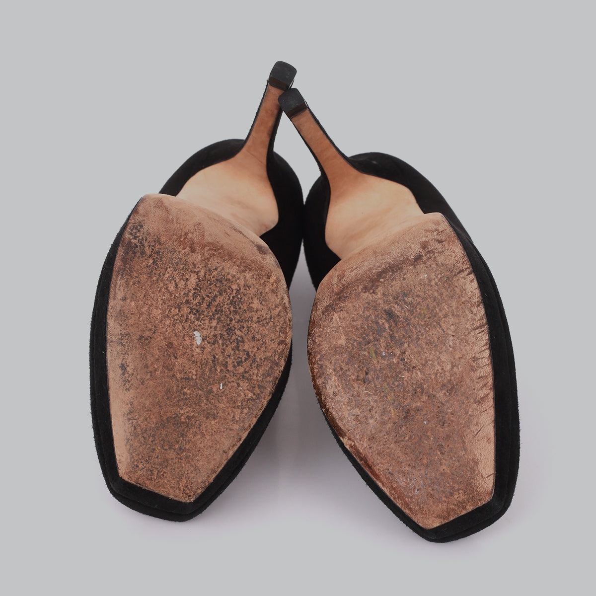 ⁠Scarpin Gucci Camurça Preto TAM. 35 BR