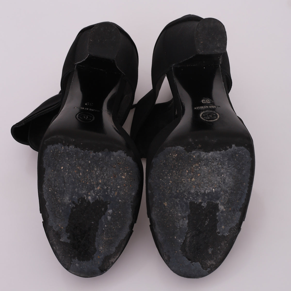 Salto Chanel Preto Tam. 37 Br