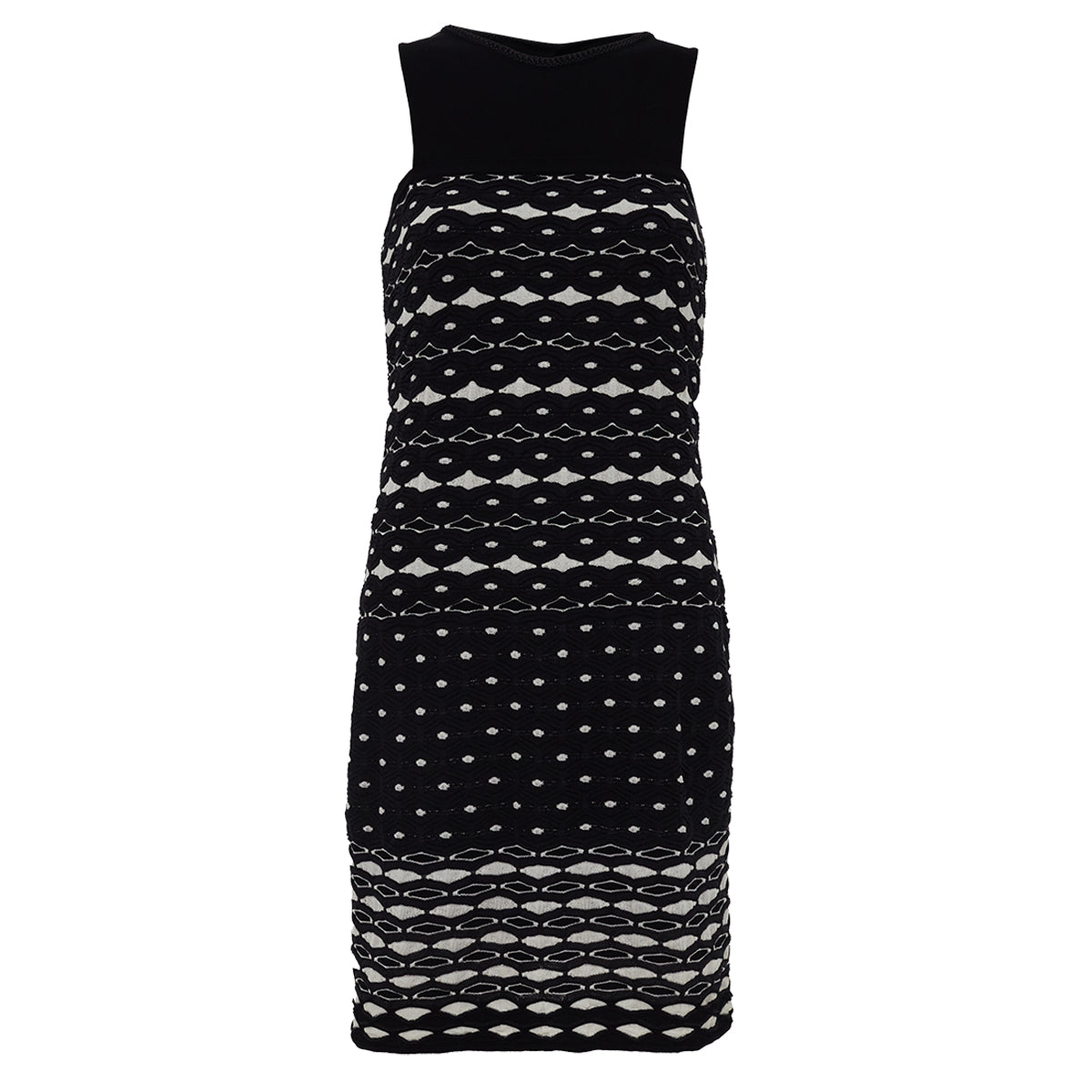 Vestido Missoni Branco e Preto Tam. 38 BR