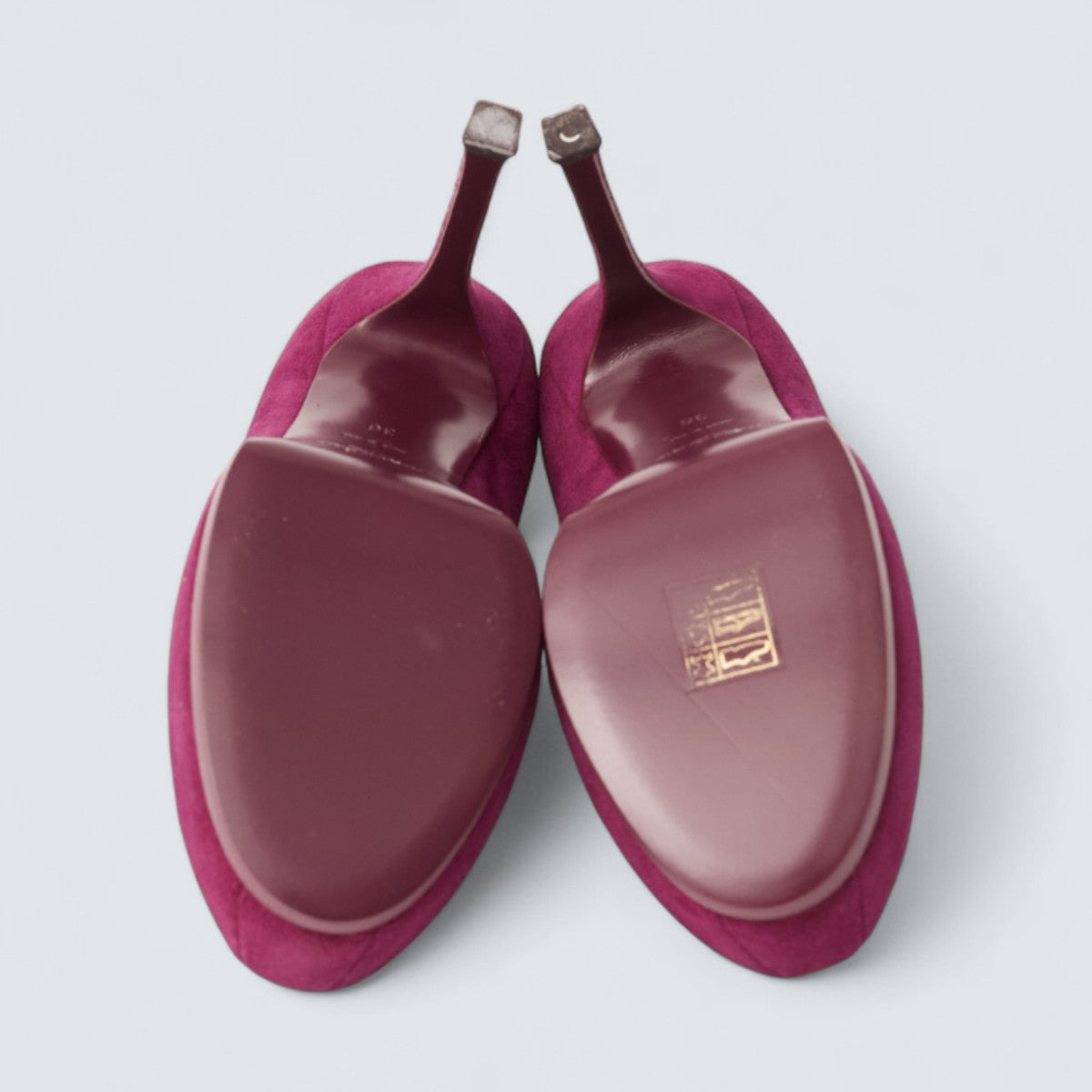 Salto Saint Laurent Tribtoo roxo Tam. 34 BR