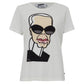 Camiseta Michael Roberts Estampada Off White Tam. M BR