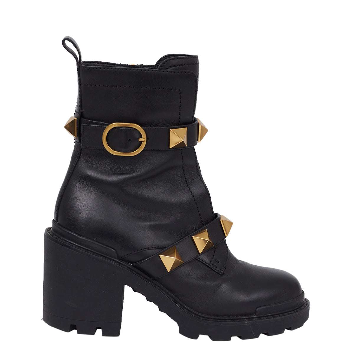 Coturno Valentino Roman Stud Preto Tam. 36,5 BR