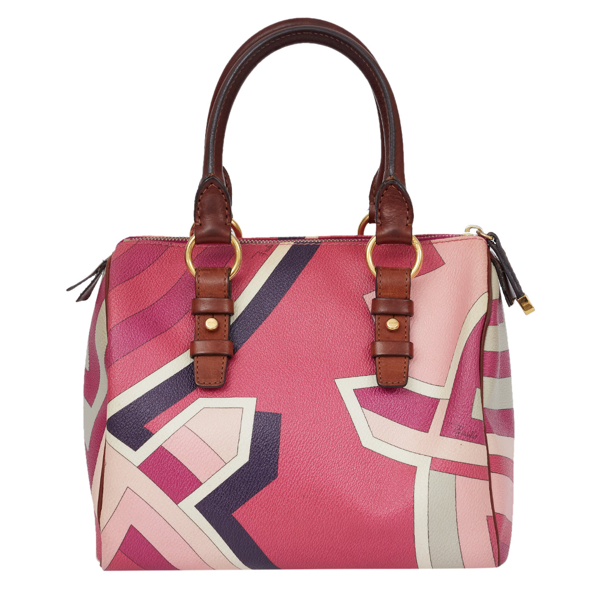 Bolsa Emilio Pucci Couro Rosa