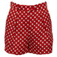 Shorts Carven Estampado Vermelho Tam. PP BR