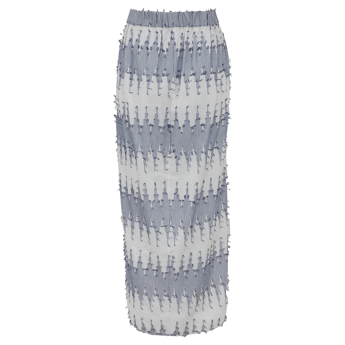 Saia Paula Raia Branca com Azul Tam 36