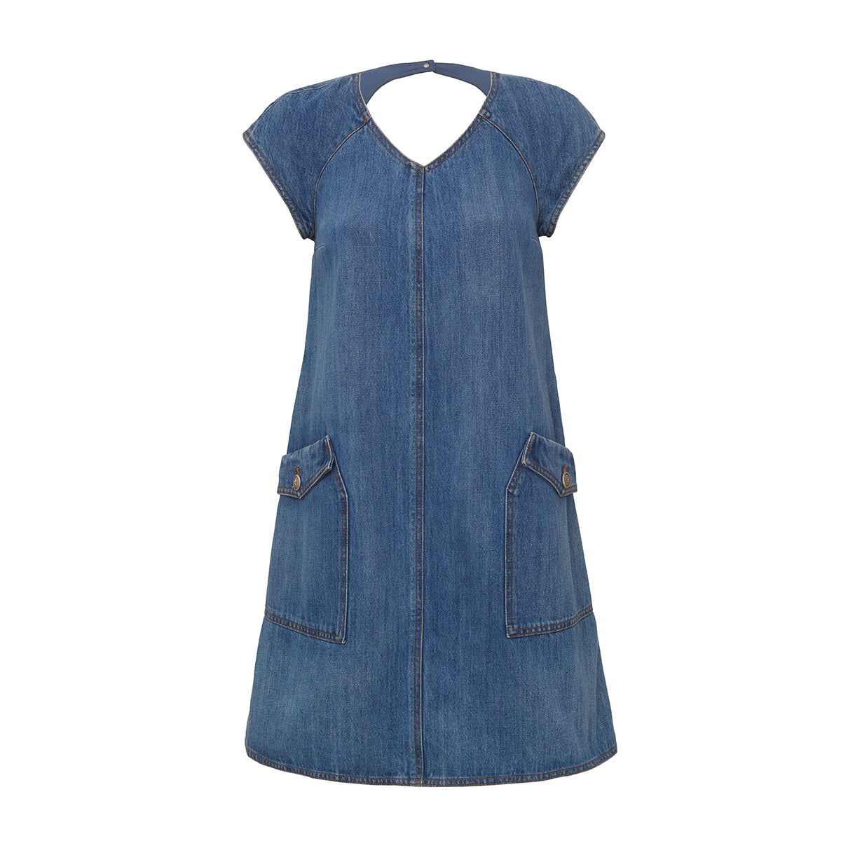 Vestido Curto Chanel Jeans TAM. 34 BR