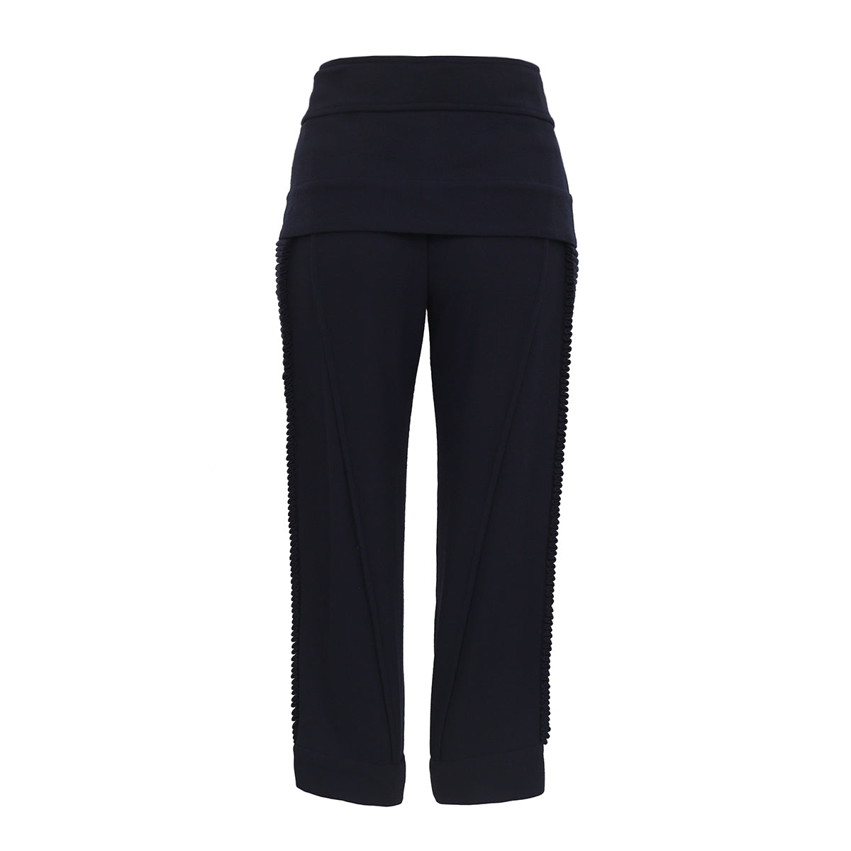 Calça Paula Raia Azul Marinho com Detalhe TAM. 34 BR