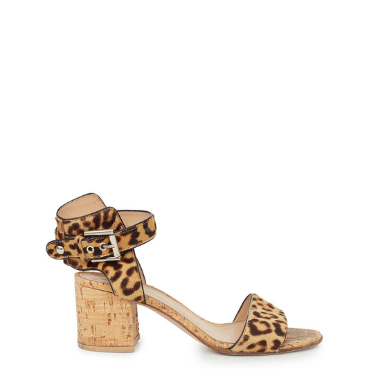 Sandália Gianvitto Rossi Animal Print Tam 35,5 Br