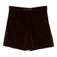 Shorts Gucci Veludo Marrom Tam. PP BR