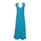 Vestido Adriana Degreas Azul Tam. P Br