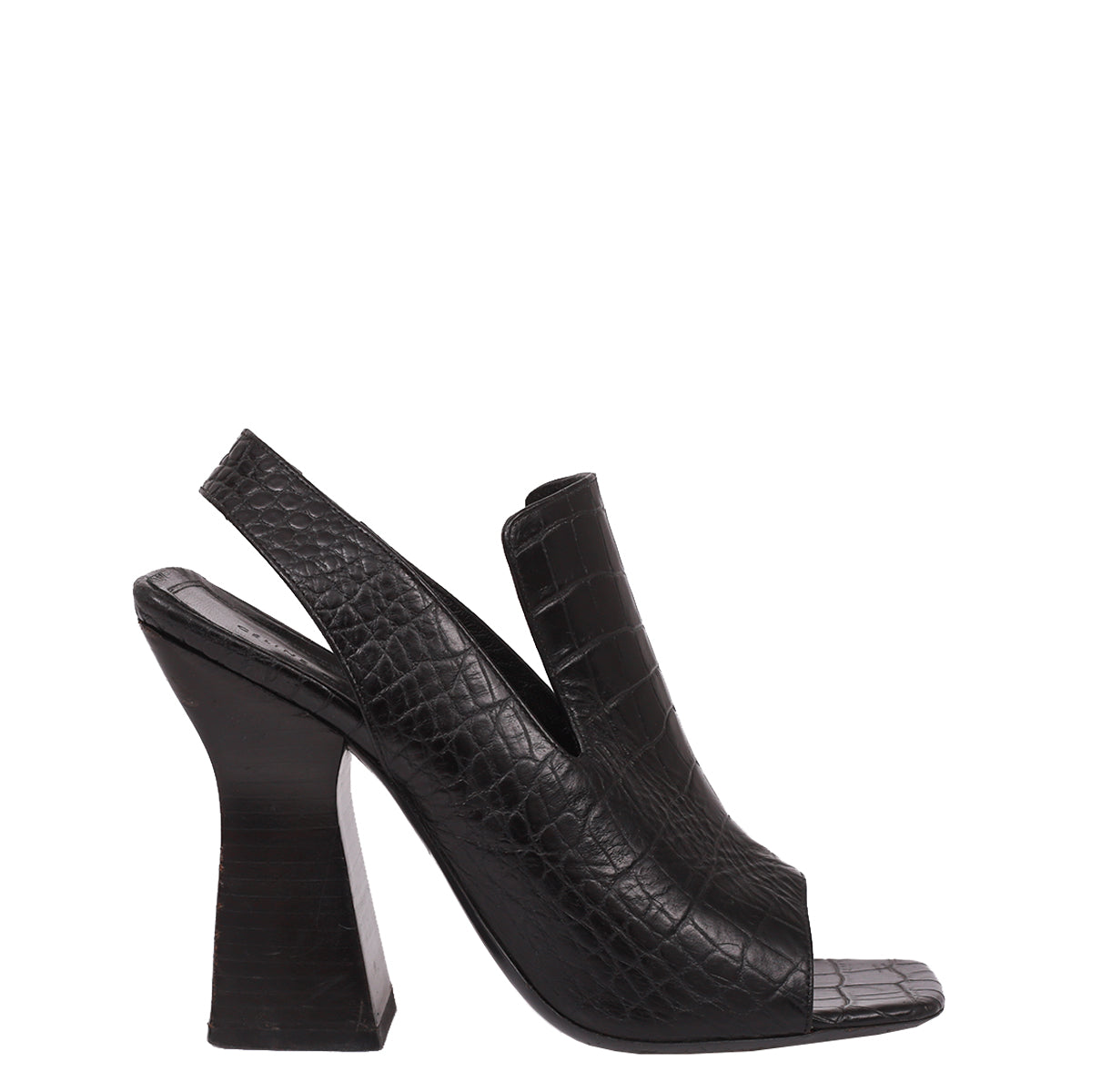 Sandália Celine Couro Preta Tam. 36,5 Br