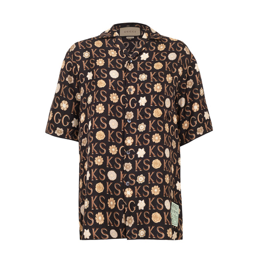 Camisa Gucci Estampada TAM 44 BR
