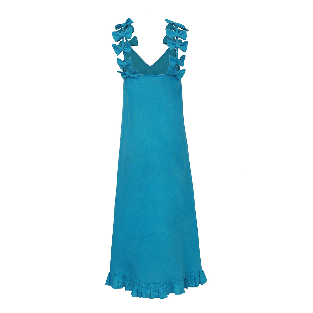 Vestido Adriana Degreas Azul Tam. P Br