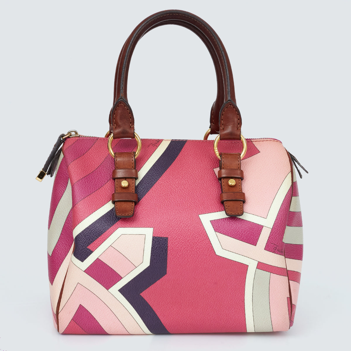 Bolsa Emilio Pucci Couro Rosa