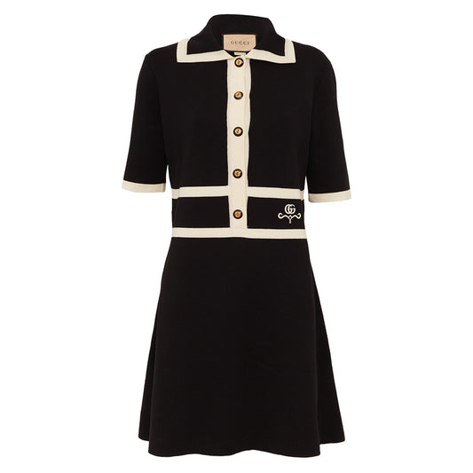 Vestido Gucci Lã Preto TAM. G
