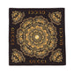 Lenço Gucci Mandala 90 preto e dourado