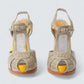 Salto Fendi Chameleon cinza Tam. 34 BR