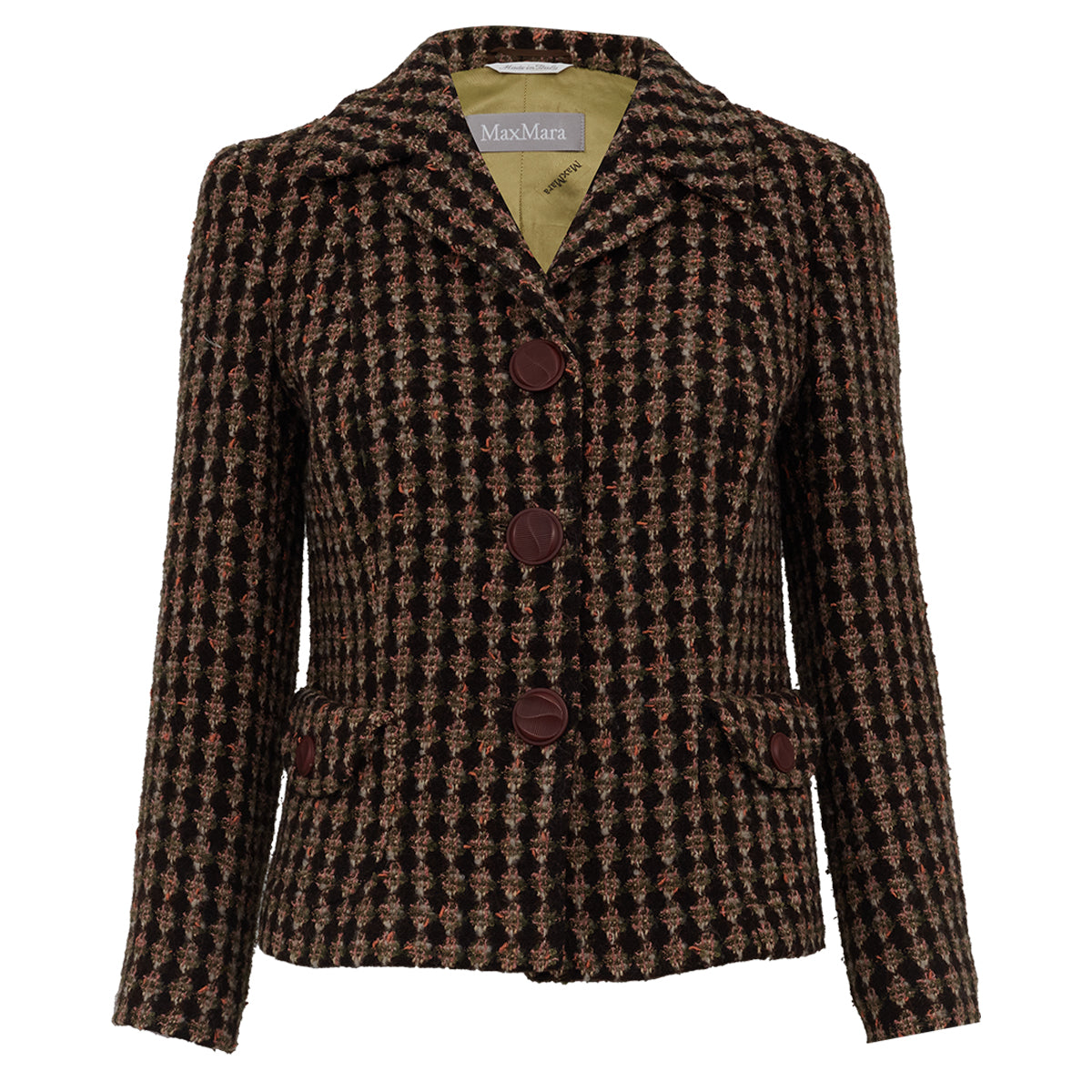 Conjunto Max Mara Tweed Marrom Tam. M BR