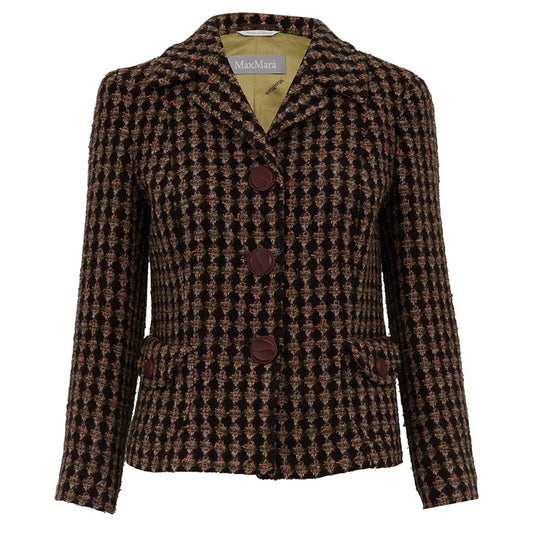 Conjunto Max Mara Tweed Marrom Tam. M BR