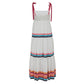 Vestido Zimmermann Branco listrado Tam. G BR
