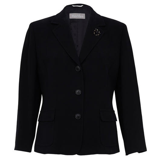 Blazer Max Mara Preto Tam. G BR