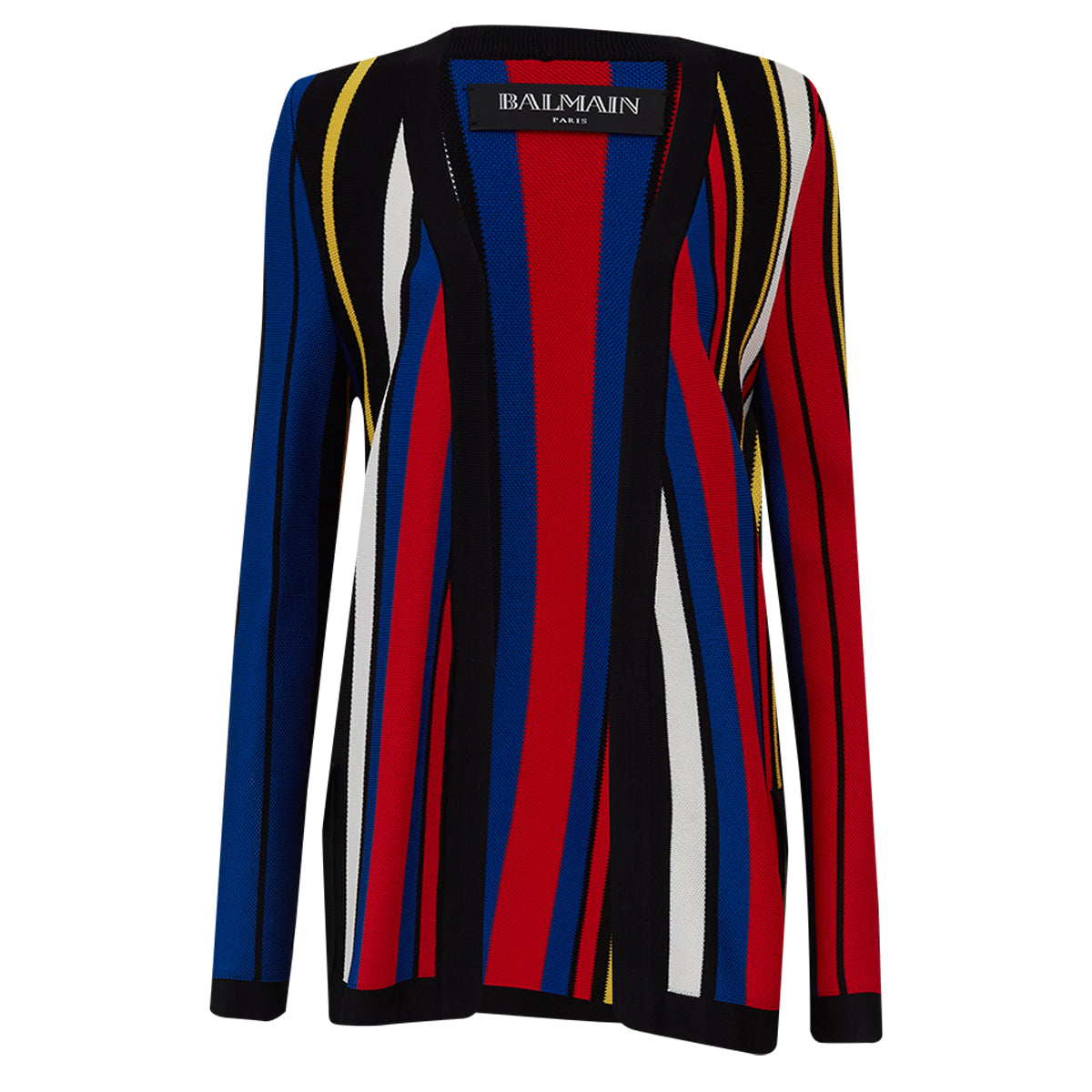 Casaco Balmain Listrado Colorido Tam. M BR
