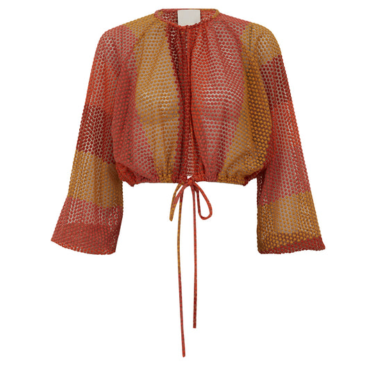 Conjunto Paula Raia Amarelo e laranja Tam. P BR