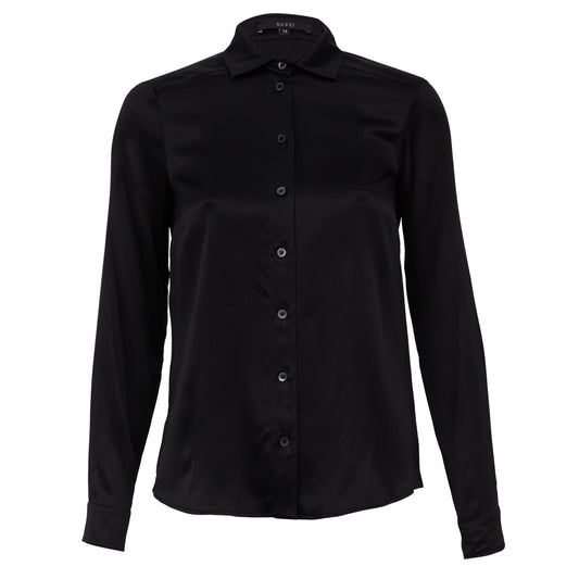 Camisa Gucci Seda Preta Tam. P BR