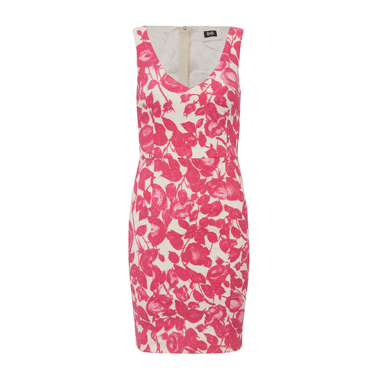Vestido Dolce & Gabana Rosa Florido TAM. 40 BR