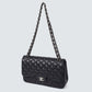 Bolsa Chanel Classic Double Flap Jumbo Preta